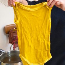 résultat teinture solidage -atelier teinture teinture végétale