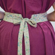 CEINTURE PETITES FLEURS GRIS 3