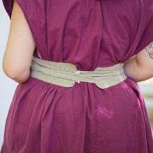 CEINTURE PETITES FLEURS GRIS 7