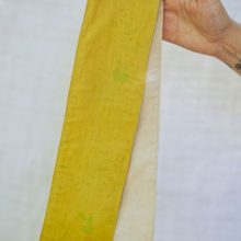 ceinture jaune marbrures