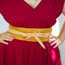 ceinture vague orange 11