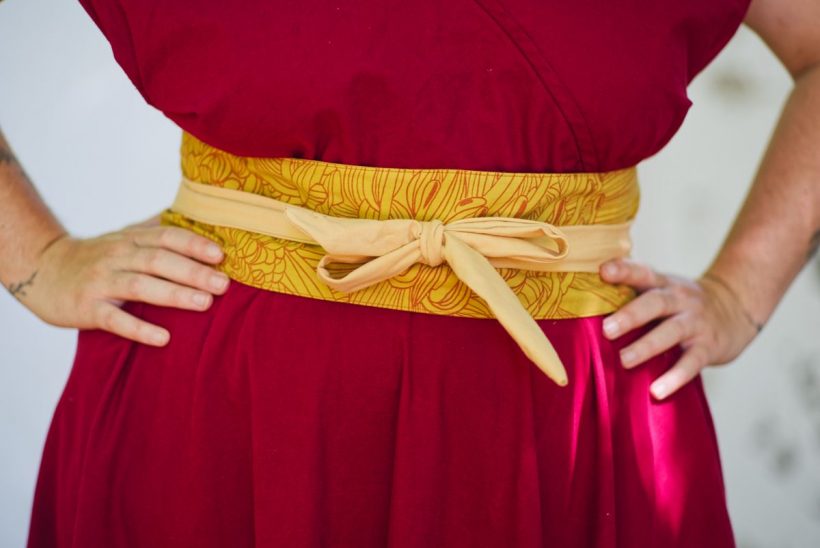 ceinture vague orange 12